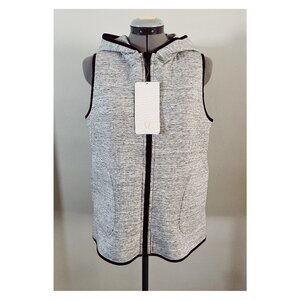 Lululemon Athletica Heathered Gray Hooded Vest